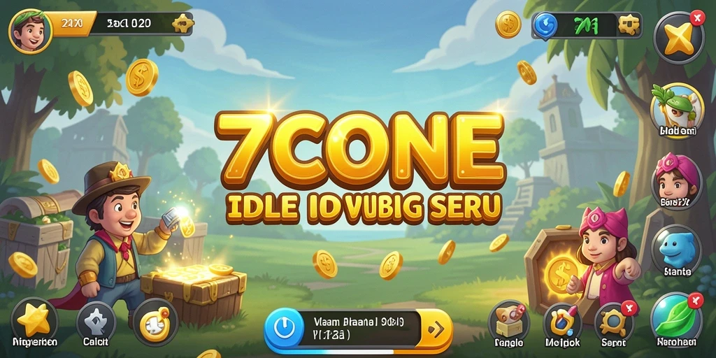 Tampilan menarik gameplay 7CONE yang santai dan menghibur.