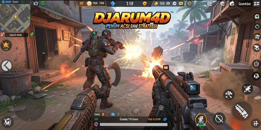 Tampilan gameplay DJARUM4D yang menarik dan dinamis.