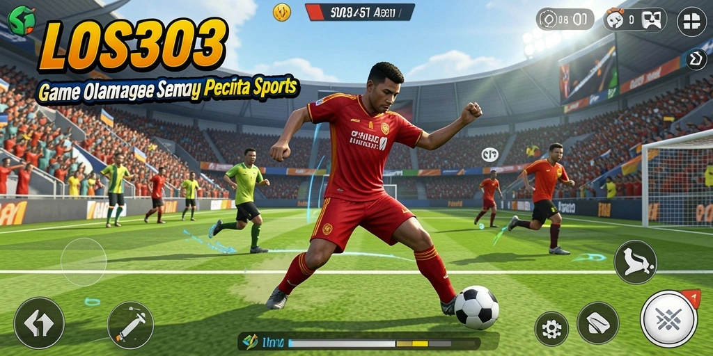 Screenshot gameplay LOS303 menampilkan aksi olahraga yang seru dan dinamis.