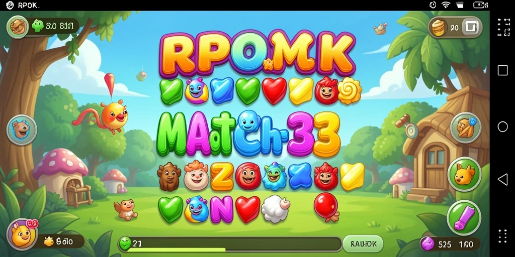 Tampilan gameplay RPOK yang penuh warna dan menantang.