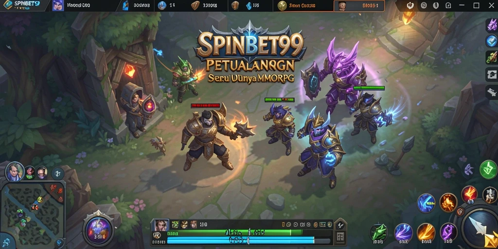 Tampilan dinamis dari gameplay seru di SPINBET99.